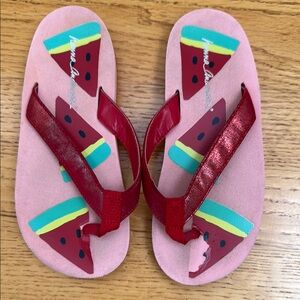 Hanna Andersson Watermelon Flip Flops 11